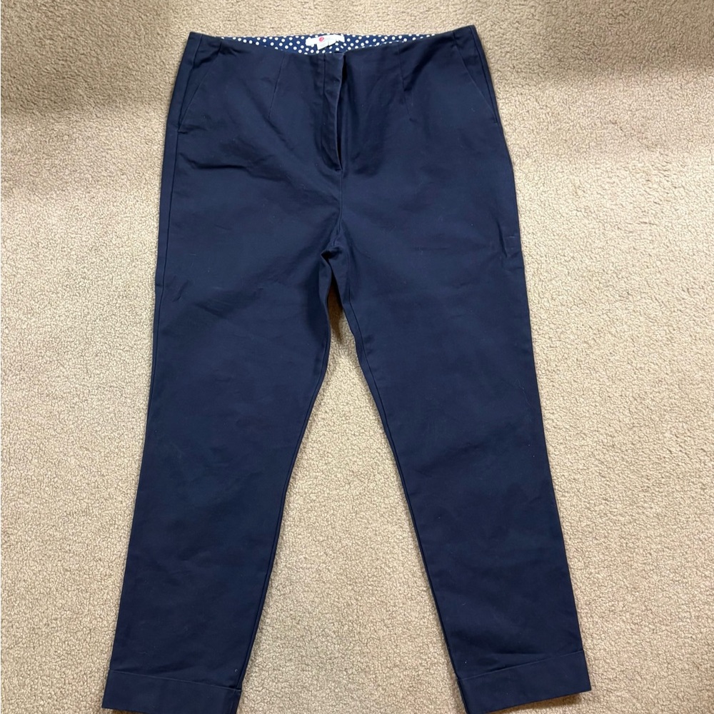 Boden women’s navy cropped Chinos